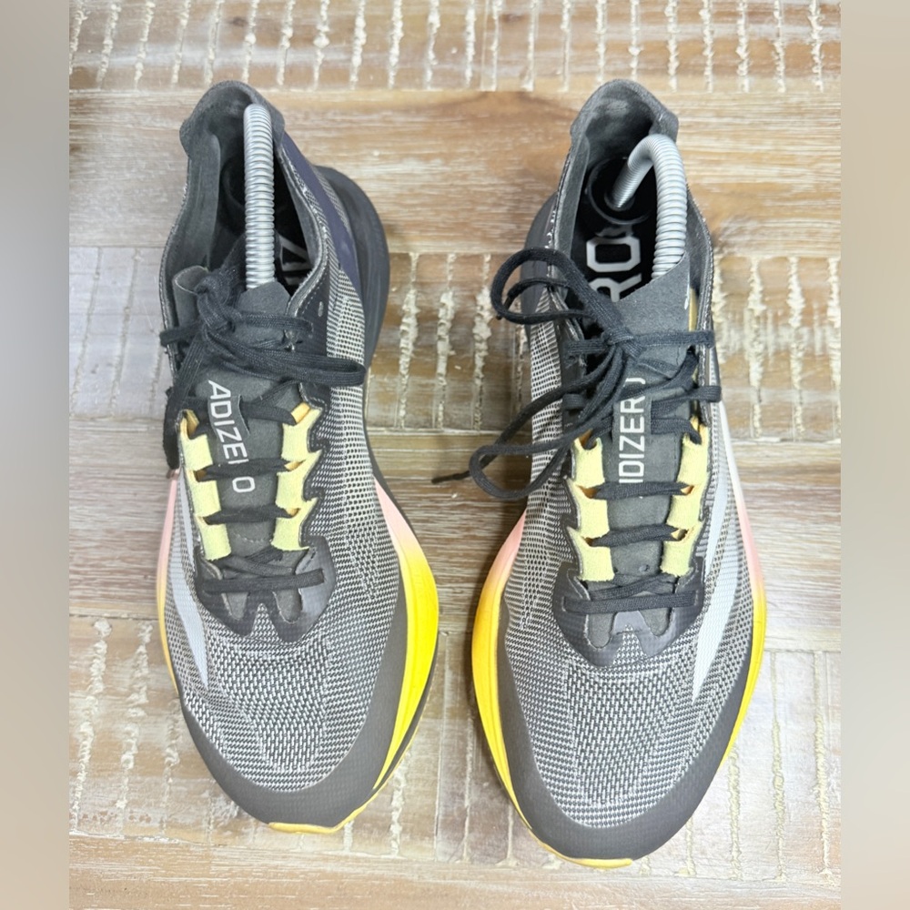 Adidas Adizero Boston 12 Men's Athletic Running Sneakers Shoes - Picture 2 of 7